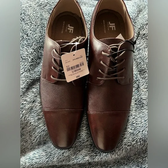 J. Ferrar Men’s Brown size 12 shoes - Picture 1 of 10